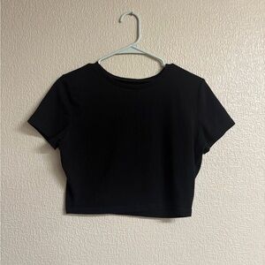 Wild Fable Black Crop Top